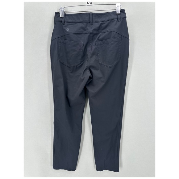 Lululemon City Sleek 5 Pocket 7/8 Pant Black Size‎ 6 Warpstreme Gorpcore Casual - Picture 2 of 9